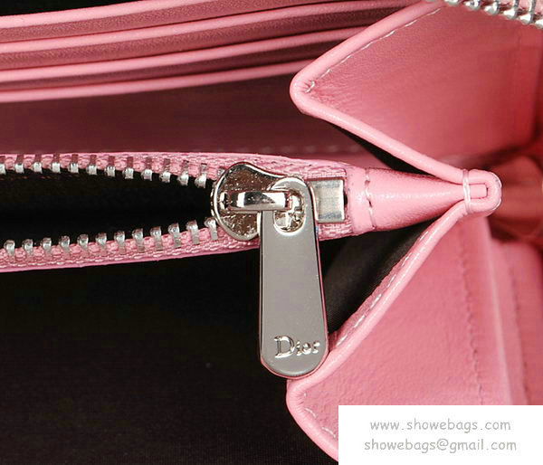 dior wallet escapade lambskin leather 0082 pink